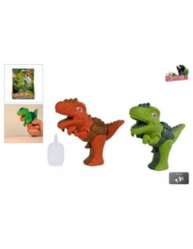 Dinozauras 17 cm su garsu ir garais