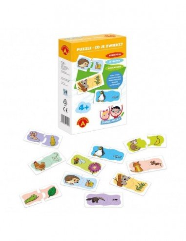 Žaidimas-dėlionė Kas ką valgo, 3m.+,...