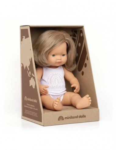 Lėlė mergaitė šviesiaplaukė, 38 cm,...