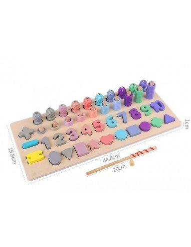 Magnetinė medinė dėlionė MONTESSORI...