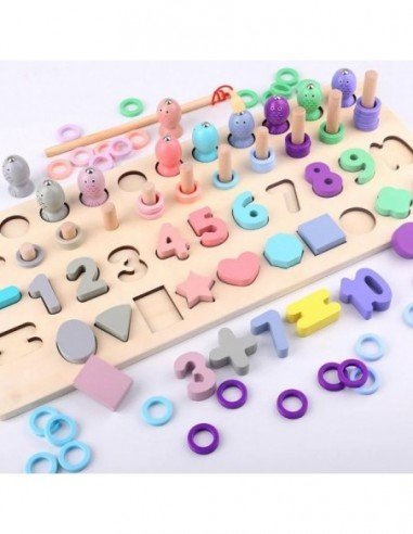 Magnetinė medinė dėlionė MONTESSORI...