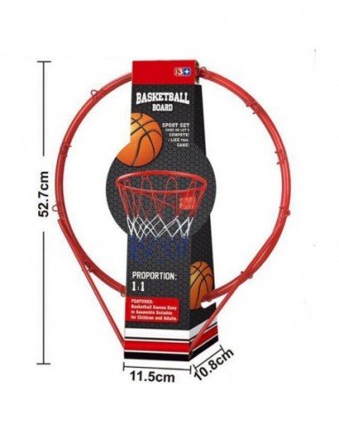 Rinkinys krepšiniui, metalinis lankas...