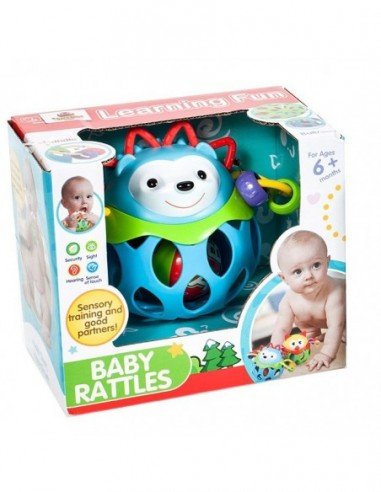 Žaislas kūdikiui Pelėda/ežiukas, 12mėn.+