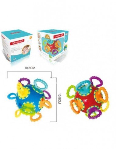 Kamuoliukas barškutis su kramtukais,...