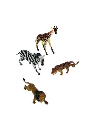 Afrikos gyvūnai 8-12 cm, 4 vnt.