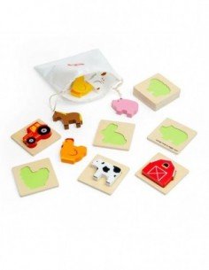 Galvosukis iš medžio FARM...