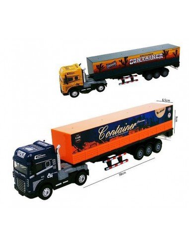 Metalinė mašina TIR 38cm su šviesa ir...