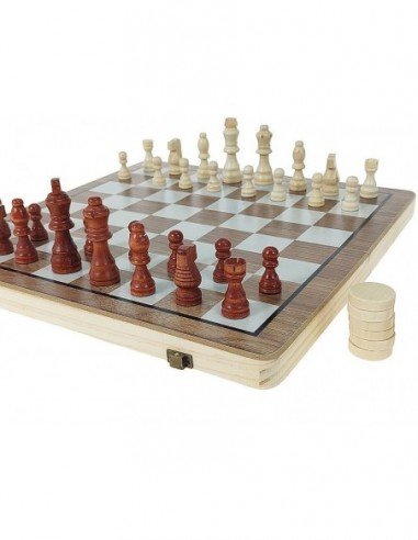 Mediniai magnetiniai šachmatai ir...