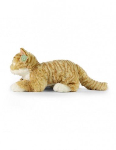 Pliušinis rudas gulintis katinas 40cm