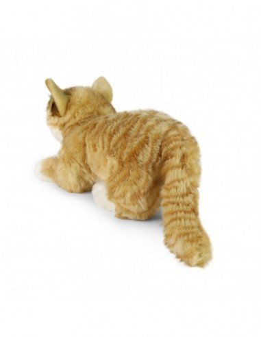 Pliušinis rudas gulintis katinas 40cm