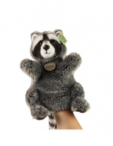 Pliušinis meškėnas ant rankos 28cm