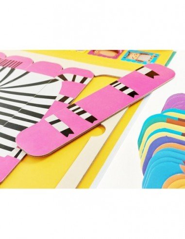 Dėlionė juostinė Žvėrys 12 in 1, 36...