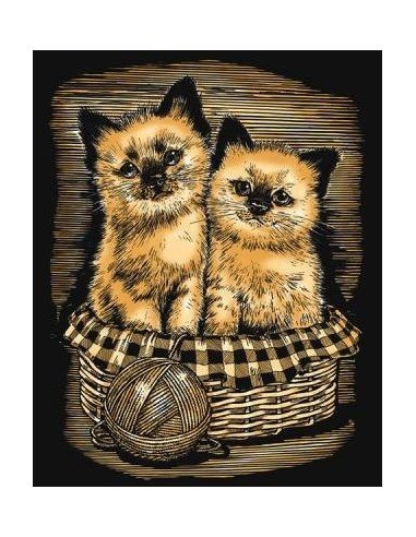 Rinkinys ARTFOIL GOLD kačiukai KITTENS