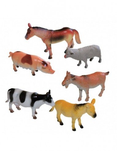 Naminiai žvėrys 6 vnt., 7-9cm