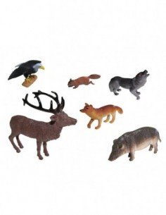 Miško žvėrys, 6vnt. 5-10cm