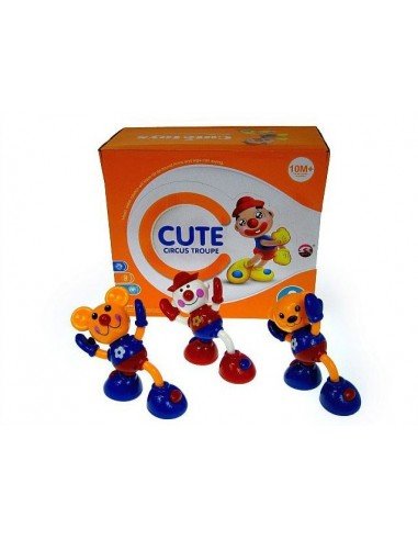 Klounas, meškenas, pelė, 16cm, 12 mėn.+