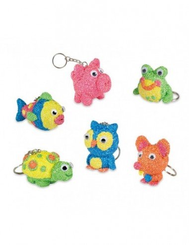 Rinkinys BEADY KEYRINGS, 6m.+, Galt