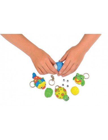 Rinkinys BEADY KEYRINGS, 6m.+, Galt