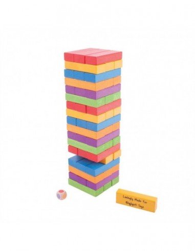 Medinis žaidimas Stacking Tower su...