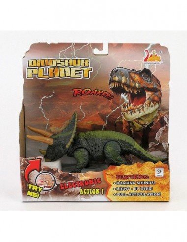 Triceratopsas su šviesa ir garsu, 25cm