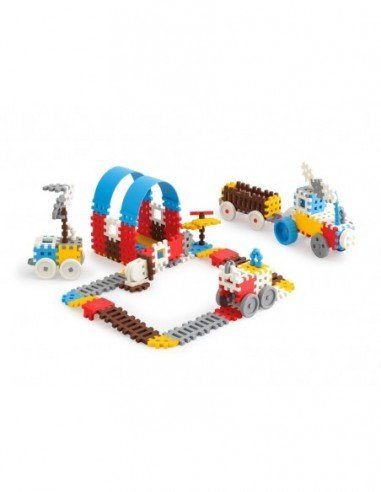 Konstruktorius MINI WAFFLE Traukinys,...