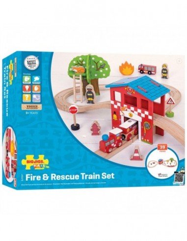 Rinkinys medinis  Traukinys su...