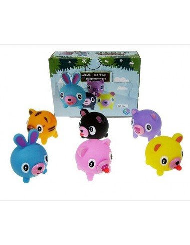 Guminiai žvėriukai 10cm (suspaudus...
