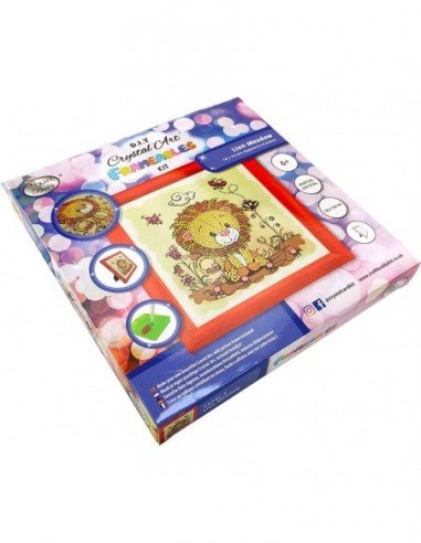 Rinkinys CRYSTAL ART Liūtas, 6m.+ su...