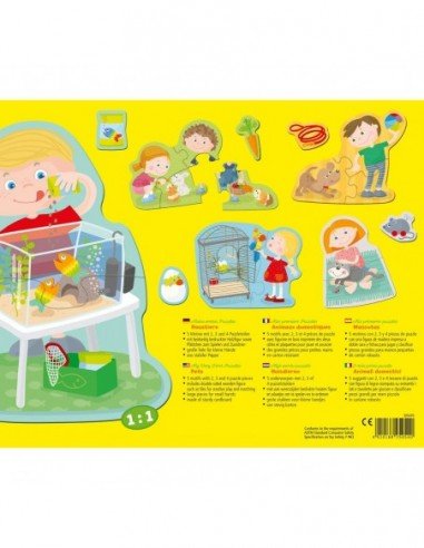 Dėlionė 5 in 1, 2,3,4 det. Kaimas Kas...