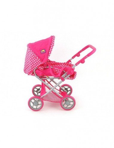 Vežimėlis 3 in 1 rožinis su...