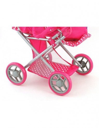 Vežimėlis 3 in 1 rožinis su...