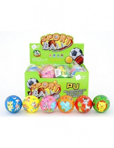 Kamuoliukas 6.5cm su gyvūnais