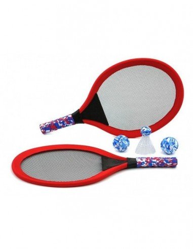 Rakėtės 52cm + 2 kamuoliukai + snaigė