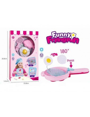 Keptuvė su šviesa ir garsais