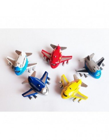 Lėktuvas metalinis JUMBO, 10cm su...