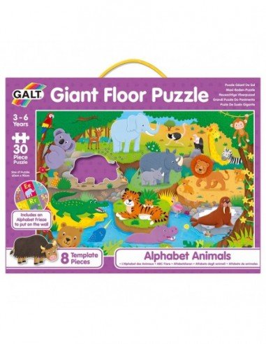 Grindų dėlionė ALPHABET ANIMALS, 30...