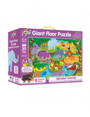 Grindų dėlionė ALPHABET ANIMALS, 30...