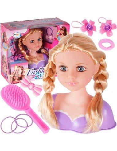 Lėlės galva FASHION STYLIST 24cm
