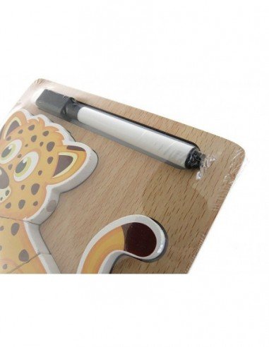 Dėlionė medinė magnėtinė 4 det., su...