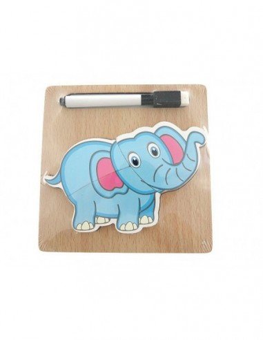 Dėlionė medinė magnėtinė 4 det., su...