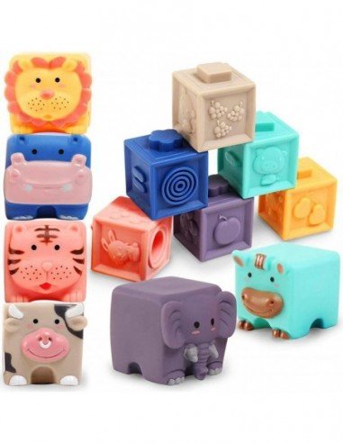 Minkštos sensorinės kaladėlės 5.5cm...