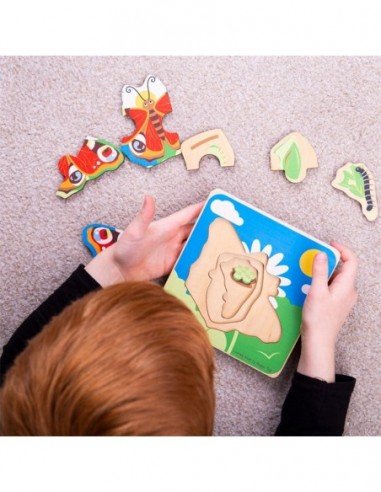 Dėlionė medinė Gyvenimo ciklas...