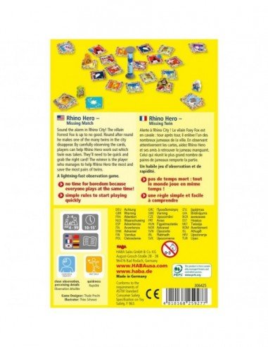 Žaidimas RHINO HERO Missing match,...