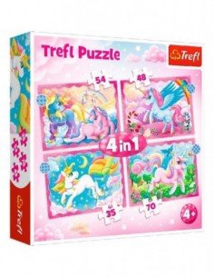 Dėlionė PUZZLE 4 in 1,...