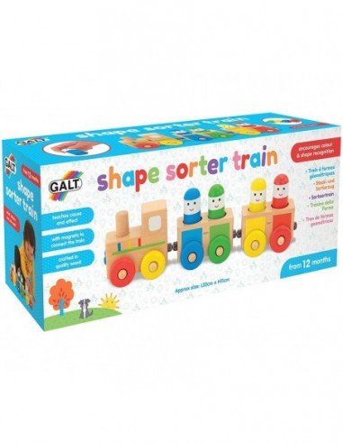 Medinis traukinys Shape Sorter Train,...
