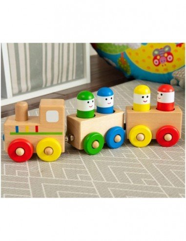 Medinis traukinys Shape Sorter Train,...