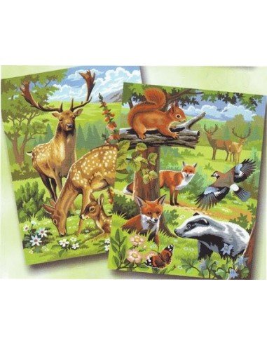 Rinkinys piešimui JUNIOR PAIRS miško...