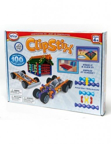 Konstruktorius Clipstix 100 det., 4m.+