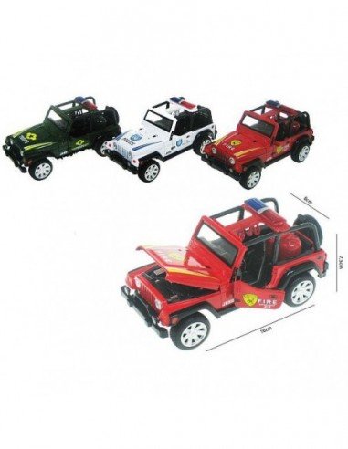 Mašina metalinė džipas 16cm su šviesa...