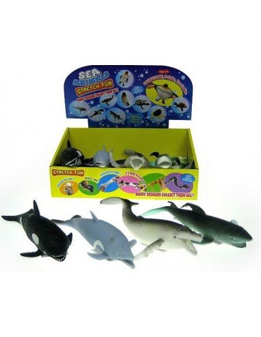 Jūros gyvūnai silikoniniai 23cm